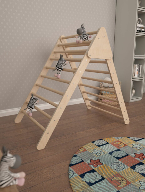 Pikler-kiipeilyteline Linento Furniture Joy, koivuvaneri