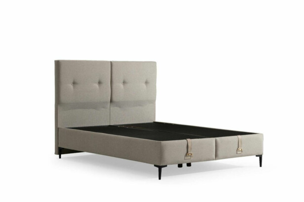 Säilytyssänky + sängynpääty Linento Furniture Bade, ilman patjaa, beige