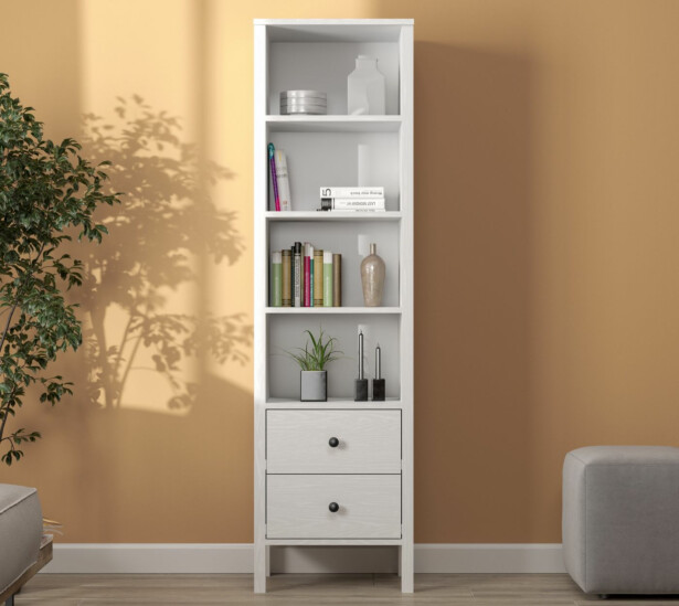 Kirjahylly Linento Furniture FRN-20034, valkoinen
