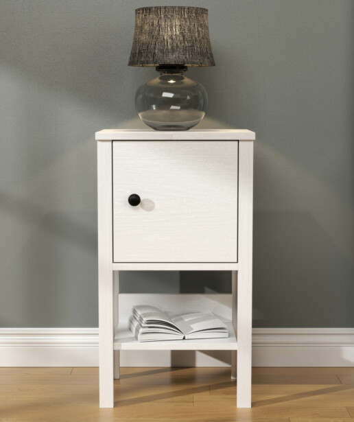 Yöpöytä Linento Furniture FRN-20030, 40x53x71cm, valkoinen