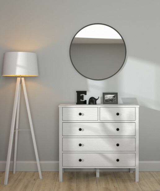 Lipasto Linento Furniture FRN-20061, 90x85cm, valkoinen