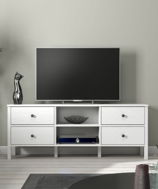 TV-taso Linento Furniture FRN-20002, leveys 160cm, valkoinen