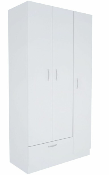 Vaatekaappi Linento Furniture Gabi 90cm, valkoinen