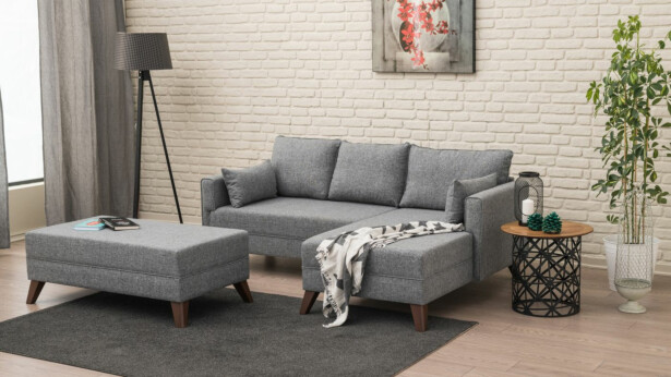 Divaanivuodesohva Linento Furniture Bella, 3-istuttava, leveys 205cm, oikea