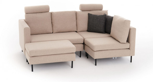 Moduulisohva Linento Furniture Mino, 4-istuttava, eri värejä