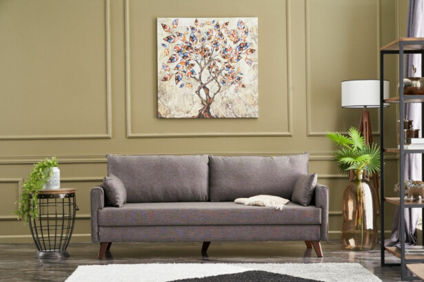 Vuodesohva Linento Furniture Bella, 3-istuttava, leveys 208cm
