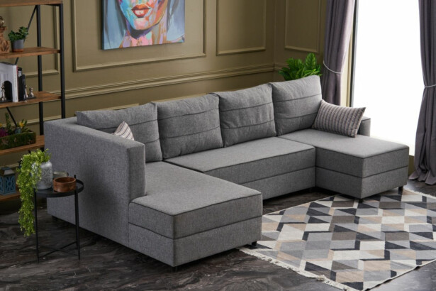 U-kulmasohva Linento Furniture Ece, 4-istuttava