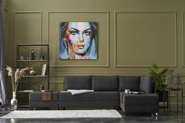 Kulmavuodesohva Linento Furniture Fly, 5-istuttava, oikea