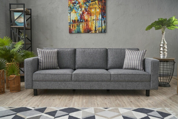 Sohva Linento Furniture Kale Linen, 3-istuttava, leveys 222cm