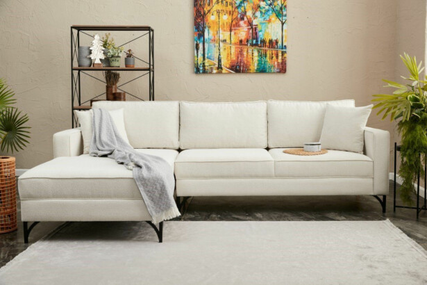 Divaanisohva Linento Furniture Berlin, 3-istuttava, vasen