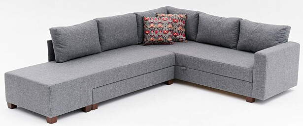 Kulmavuodesohva Linento Furniture Aly oikea harmaa