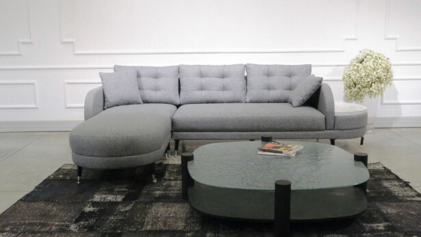 Divaanisohva Linento Furniture Milano, 3-istuttava, vasen