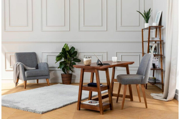 Työpöytä ja kirjahylly Linento Furniture Perla