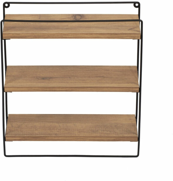 Seinähylly Linento Furniture Eve, leveys 37cm, musta tammi