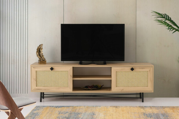 TV-taso Linento Furniture Begonya, leveys 180cm, ruskea