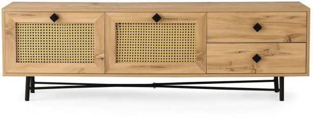 TV-taso Linento Furniture Hapsiyas 180, ruskea