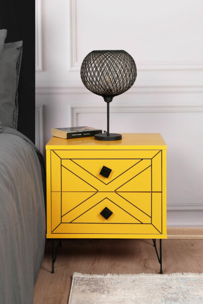 Yöpöytä Linento Furniture Luna, 50x40cm