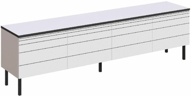 TV-taso Linento Furniture Arya valkoinen
