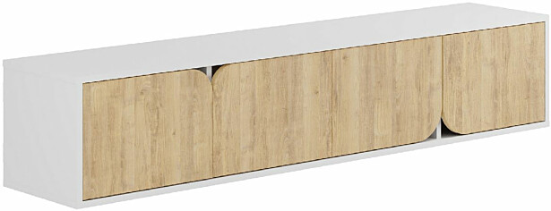 TV-taso Linento Furniture Spark 180 valkoinen/tammi