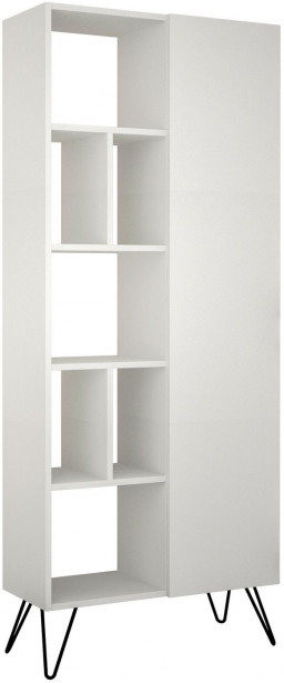 Kirjahylly Linento Furniture Jedda, valkoinen