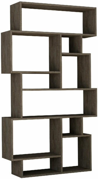 Kirjahylly Linento Furniture Karmato tummanruskea