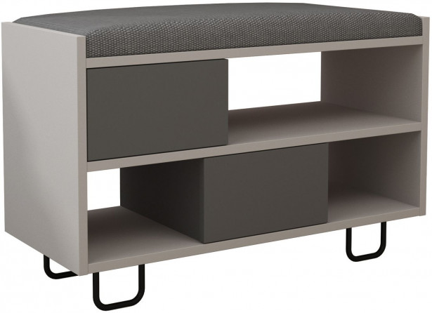 Kenkäkaappi Linento Furniture Troy, beige/harmaa