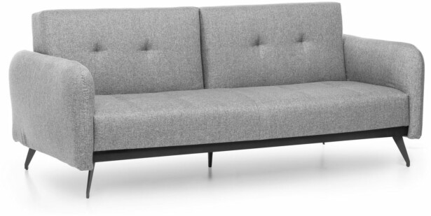 Vuodesohva Linento Furniture Ron, 3-istuttava, harmaa