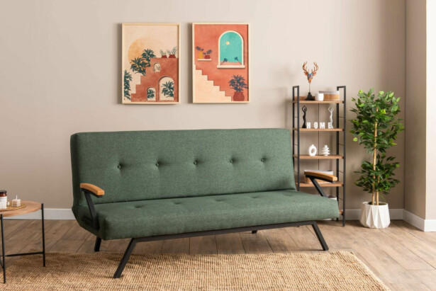 Vuodesohva Linento Furniture Zven, 3-istuttava, leveys 180cm