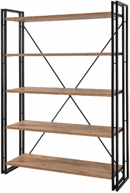 Kirjahylly Linento Furniture Cosmo Fix Atlantic Pine/musta