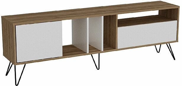 TV-taso Linento Furniture Mistico (180) pähkinä/valkoinen