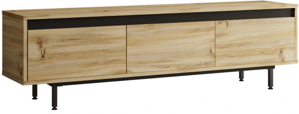 TV-taso Linento Furniture LV1, puukuosi, ruskea