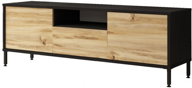 TV-taso Linento Furniture LV2, puukuosi, ruskea