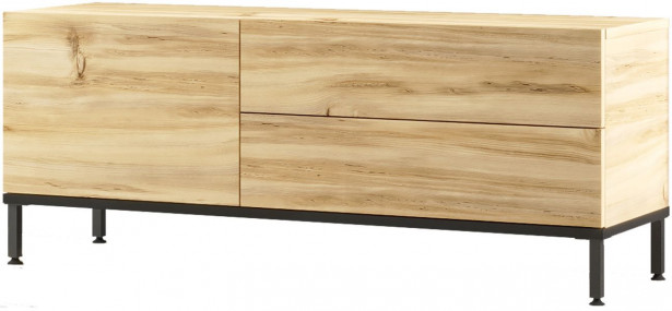 TV-taso Linento Furniture LV5, puukuosi, ruskea
