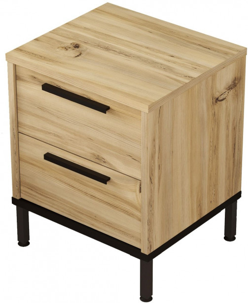 Yöpöytä Linento Furniture LV24, puukuosi, ruskea