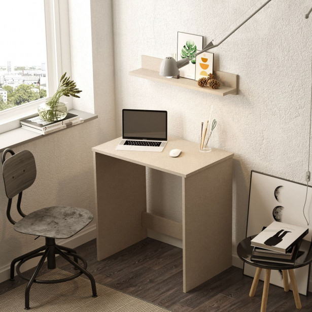 Työpöytä Linento Furniture LE1, vaalea ruskea
