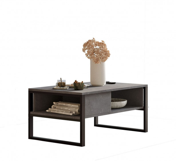 Sohvapöytä Linento Furniture ML34, hopeanharmaa