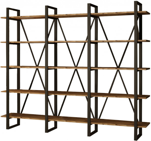 Kirjahylly Linento Furniture ML4, ruskea
