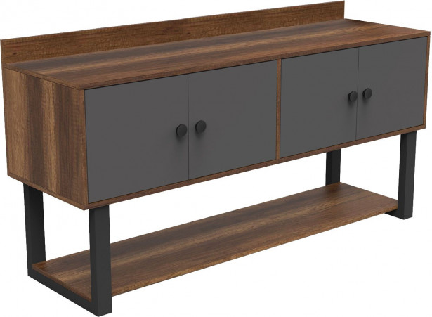 Senkki Linento Furniture MN04, ruskea/harmaa