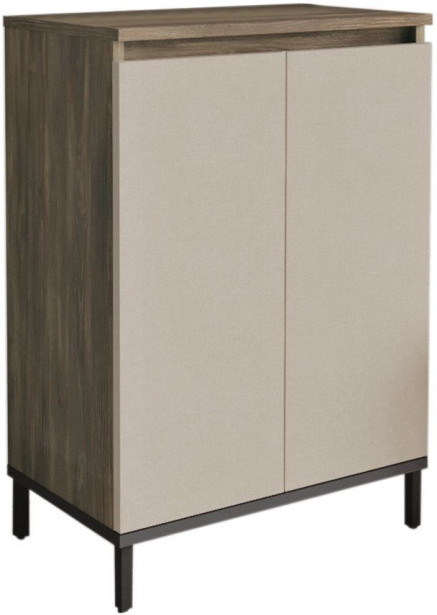 Sivukaappi Linento Furniture VE1, ruskea