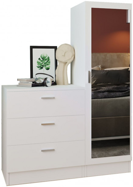 Säilytyskaluste Linento Furniture CC6, valkoinen