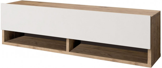 TV-taso Linento Furniture FR13, ruskea/valkoinen
