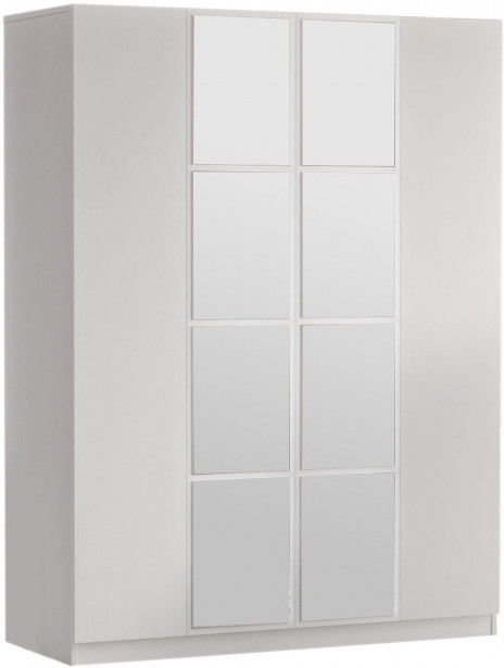 Vaatekaappi Linento Furniture HM2, valkoinen