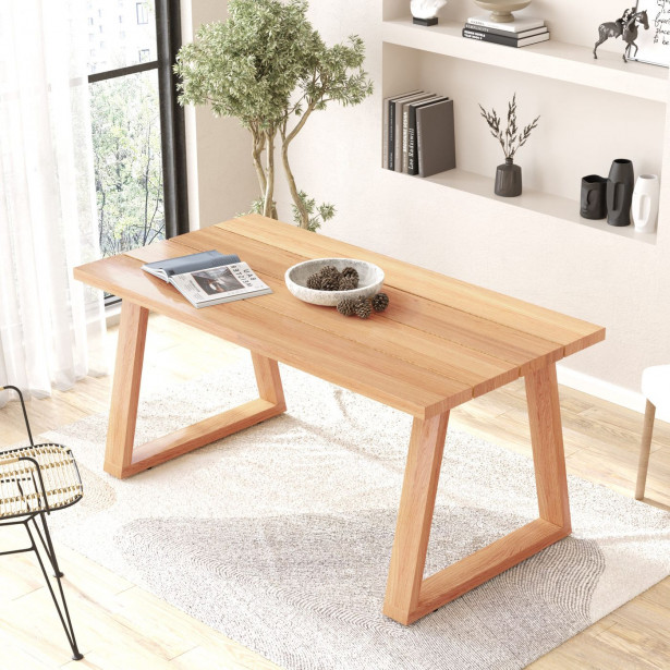 Ruokapöytä Linento Furniture ME2, 160x80cm, ruskea