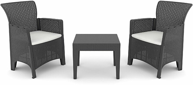 Garden Lounge Set Linento Garden Troya Balcony 1 Anthracite