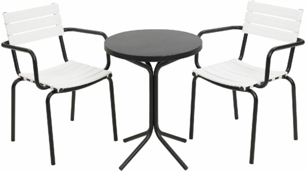 Parvekesetti Linento Garden Maya, 2 tuolia + pöytä, eri värejä