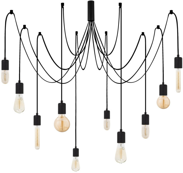 Kattovalaisin Linento Lighting Kabluni, 10-osainen, musta