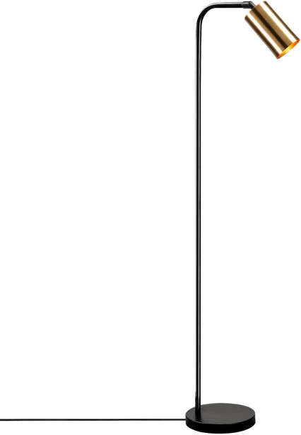 Lattiavalaisin Linento Lighting Emek, 120cm, musta/kulta