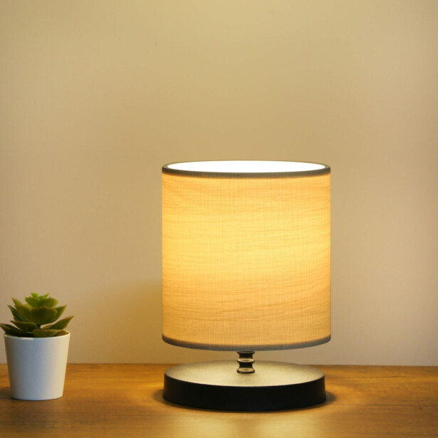 Pöytävalaisin Linento Lighting AYD-3246, beige/musta