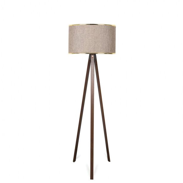 Lattiavalaisin Linento Lighting Ramonita, 140cm, beige/kulta