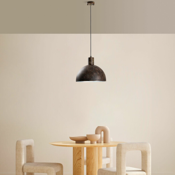 Riippuvalaisin Linento Lighting KURE-30-MR-993-RETRO, Ø30cm, tummanruskea